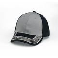 6 Panel with visor applique cap